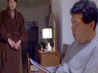 Japanese Boss Helps Nippon Housekeeper with Fear of the Dark, Leads to XXX Intimacy