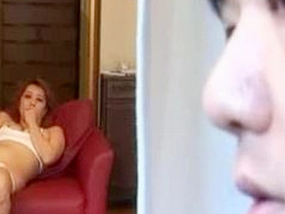 Nipponese MILF fucks self on camera after sweaty Tokyo workout.